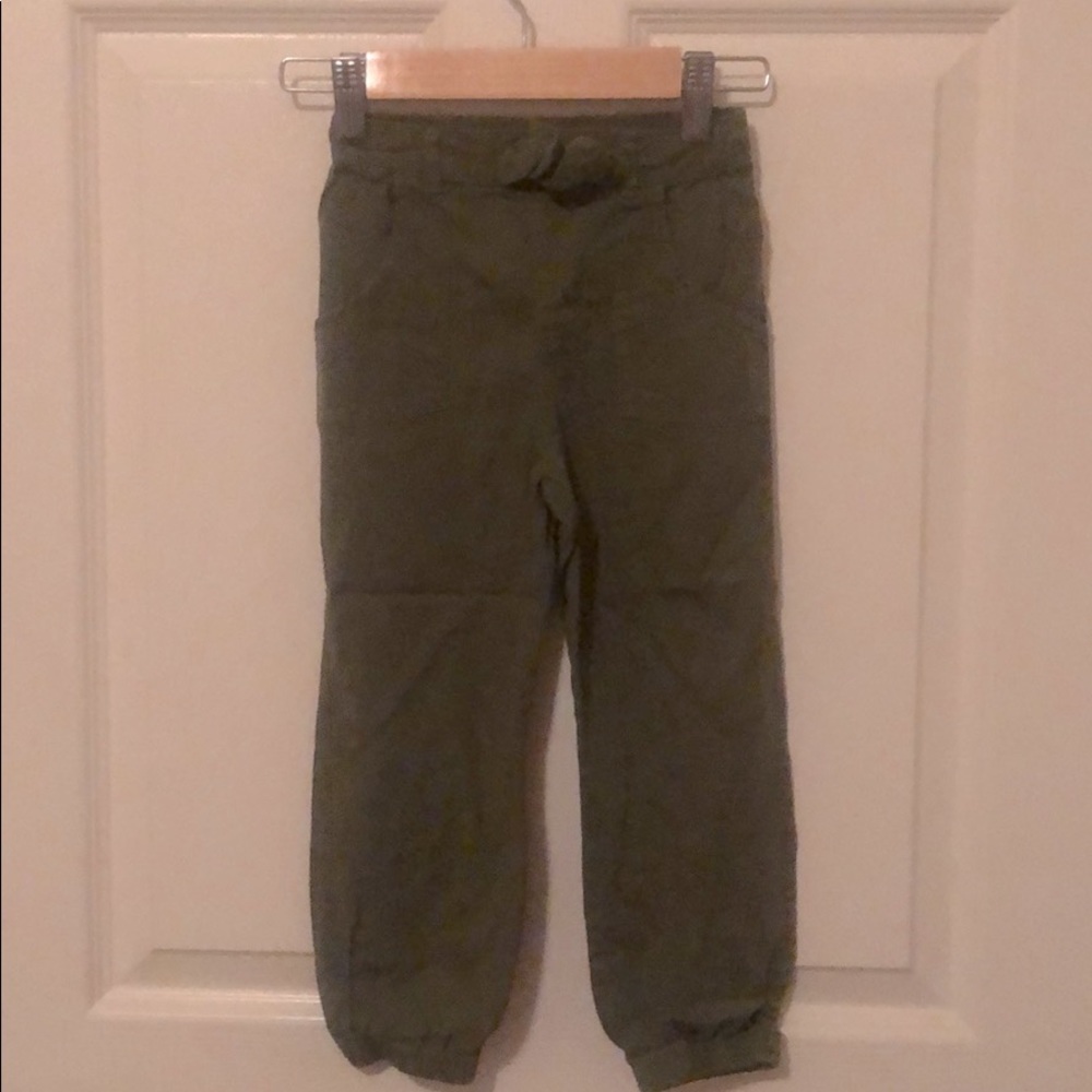 Adorable safari green jogger pants